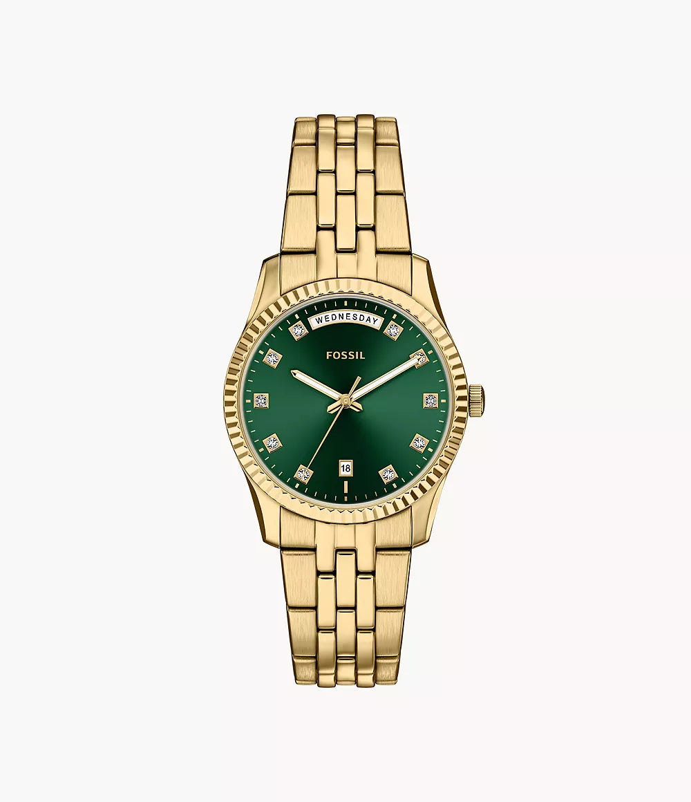 Fossil Scarlette Quartz Women 34 mm ES5460 - KRISHNA WATCH COMPANY