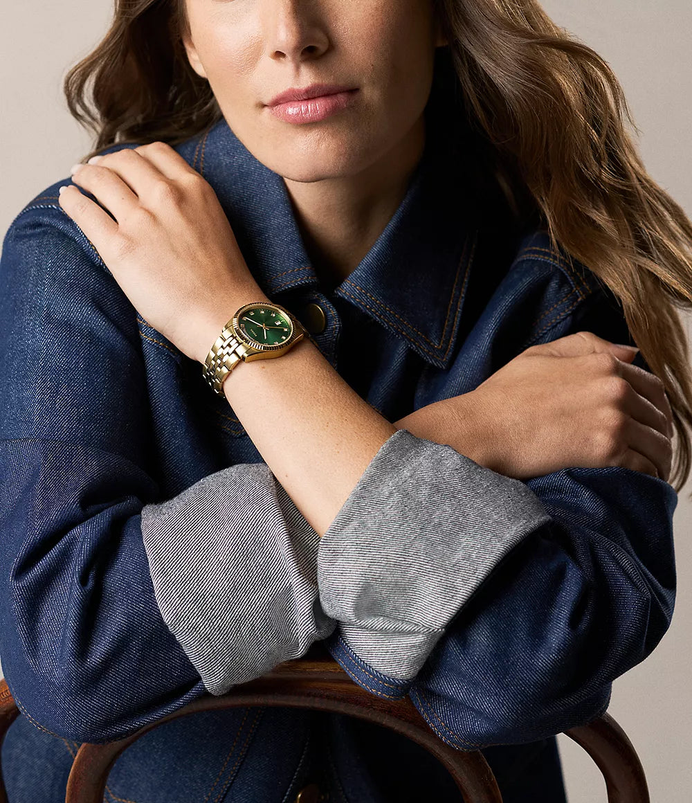 Fossil Scarlette Quartz Women 34 mm ES5460 - KRISHNA WATCH COMPANY