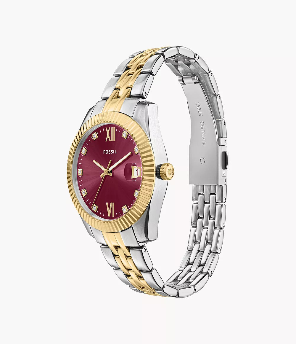 Fossil Scarlette Quartz Women 32 mm ES5461 - KRISHNA WATCH COMPANY