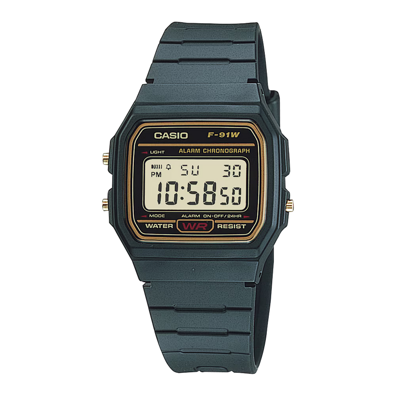 CASIO MENS RESIN F-91WG-9QDF - D165