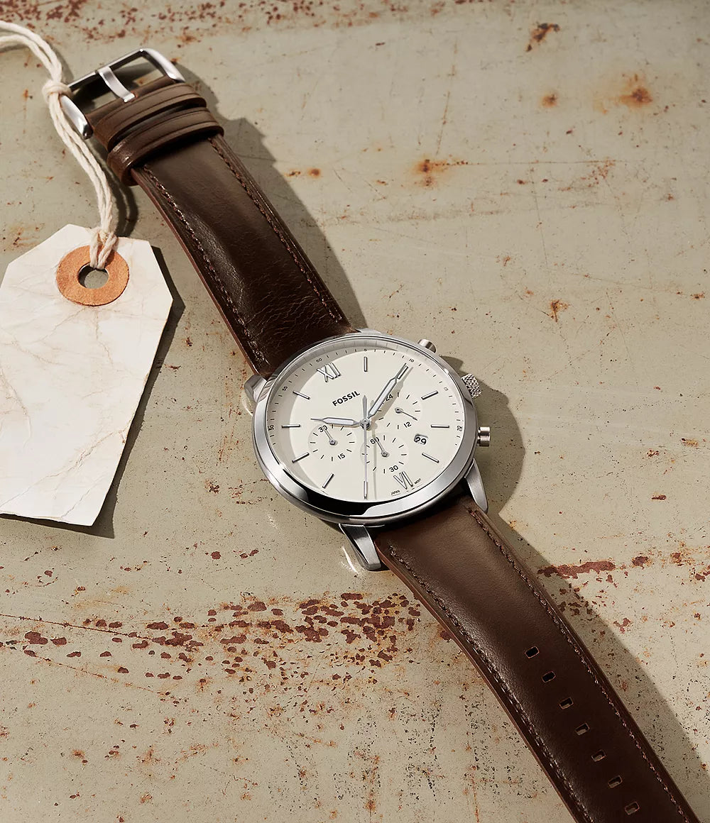Fossil Neutra Chronograph Analog Watch for Men FS5380 - KRISHNA WATCH COMPANY