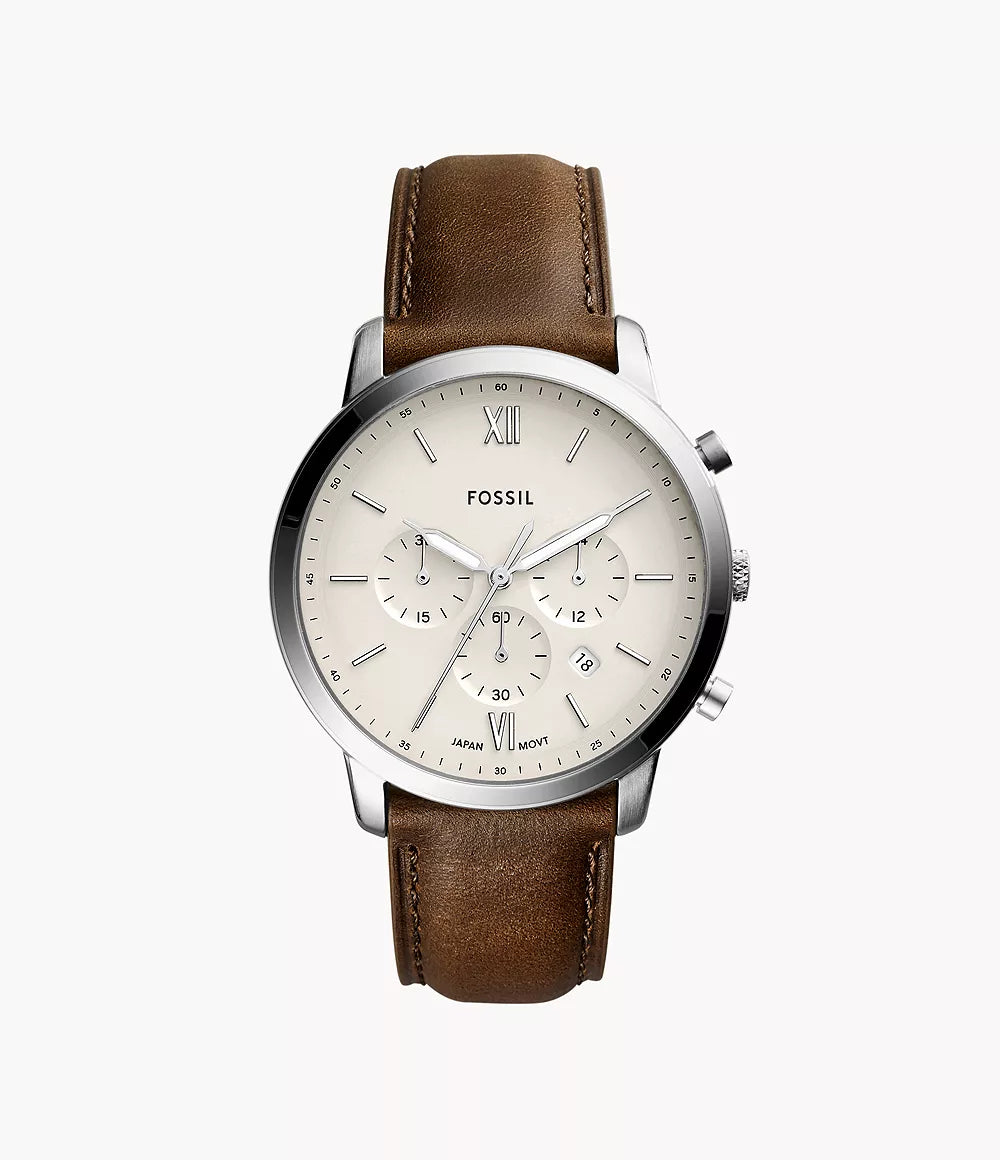 Fossil Neutra Chronograph Analog Watch for Men FS5380 - KRISHNA WATCH COMPANY