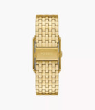 Carraway Three-Hand Gold-Tone Stainless Steel Watch FS6009 - KRISHNA WATCH COMPANY