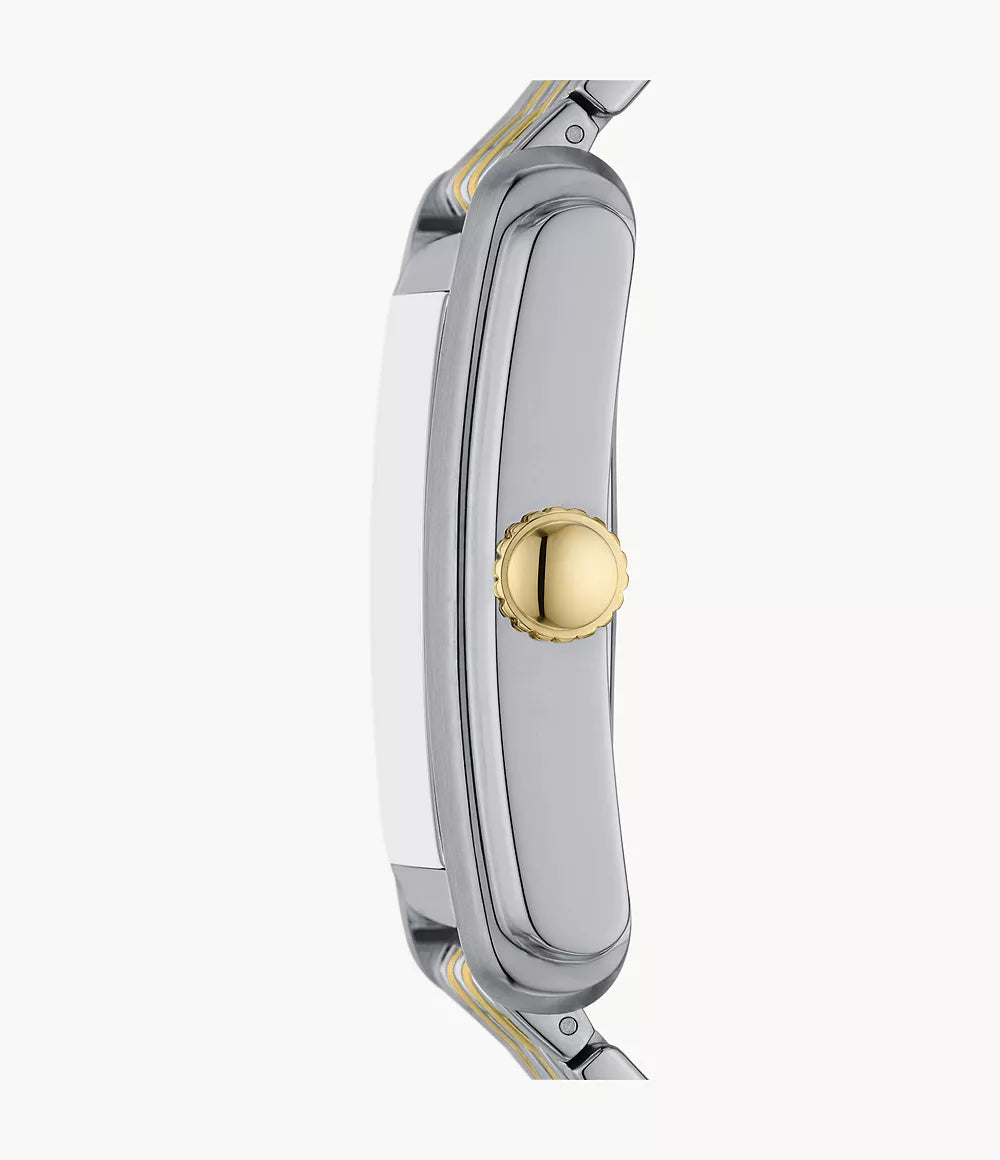 FOSSIL Carraway Three-Hand Two-Tone Stainless Steel Watch FS6010 - KRISHNA WATCH COMPANY