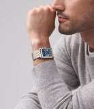 FOSSIL Carraway Three-Hand Two-Tone Stainless Steel Watch FS6010