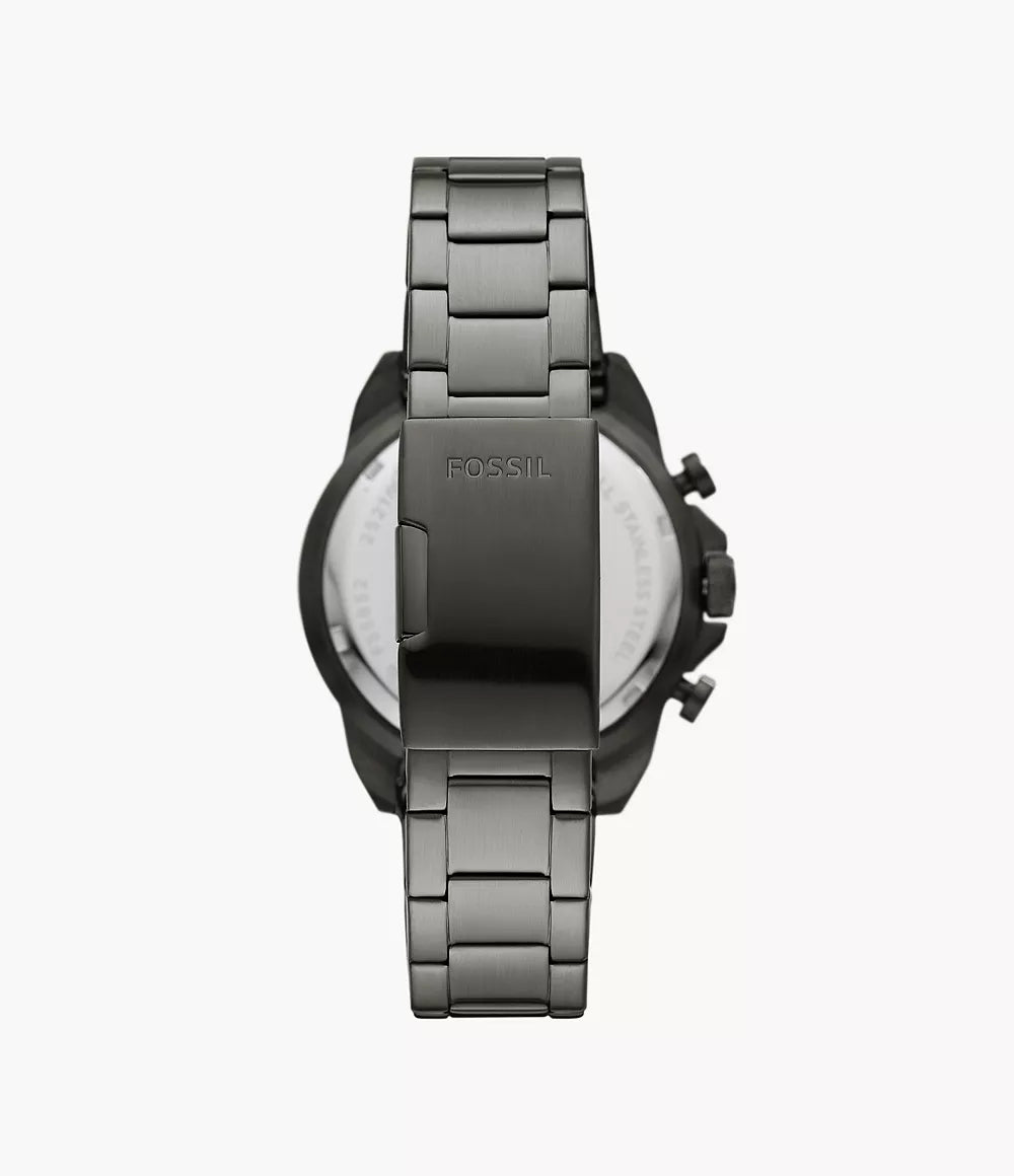 Bronson Chronograph Smoke Stainless Steel Watch FS6017 - KRISHNA WATCH COMPANY