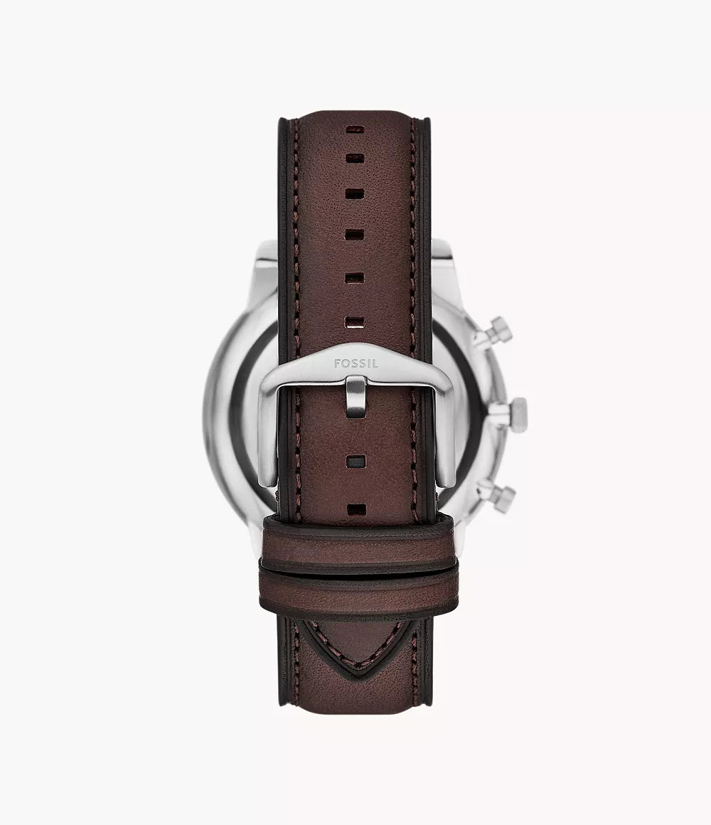 Fossil Neutra Chronograph Brown Leather Watch - FS6109 - KRISHNA WATCH COMPANY