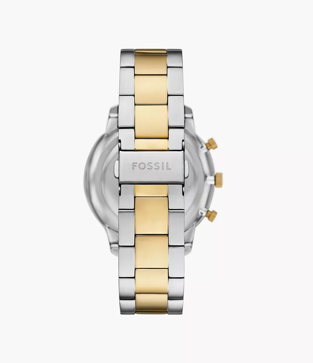 Fossil Neutra Chronograph Two-Tone Stainless Steel Watch - FS6112 - KRISHNA WATCH COMPANY