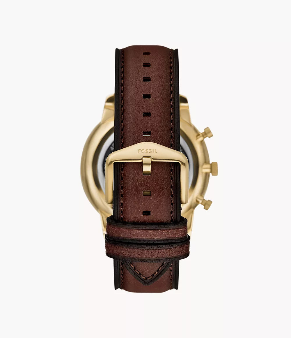 Fossil Neutra Chronograph Brown Leather Watch - FS6113 - KRISHNA WATCH COMPANY