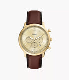 Fossil Neutra Chronograph Brown Leather Watch FS6113