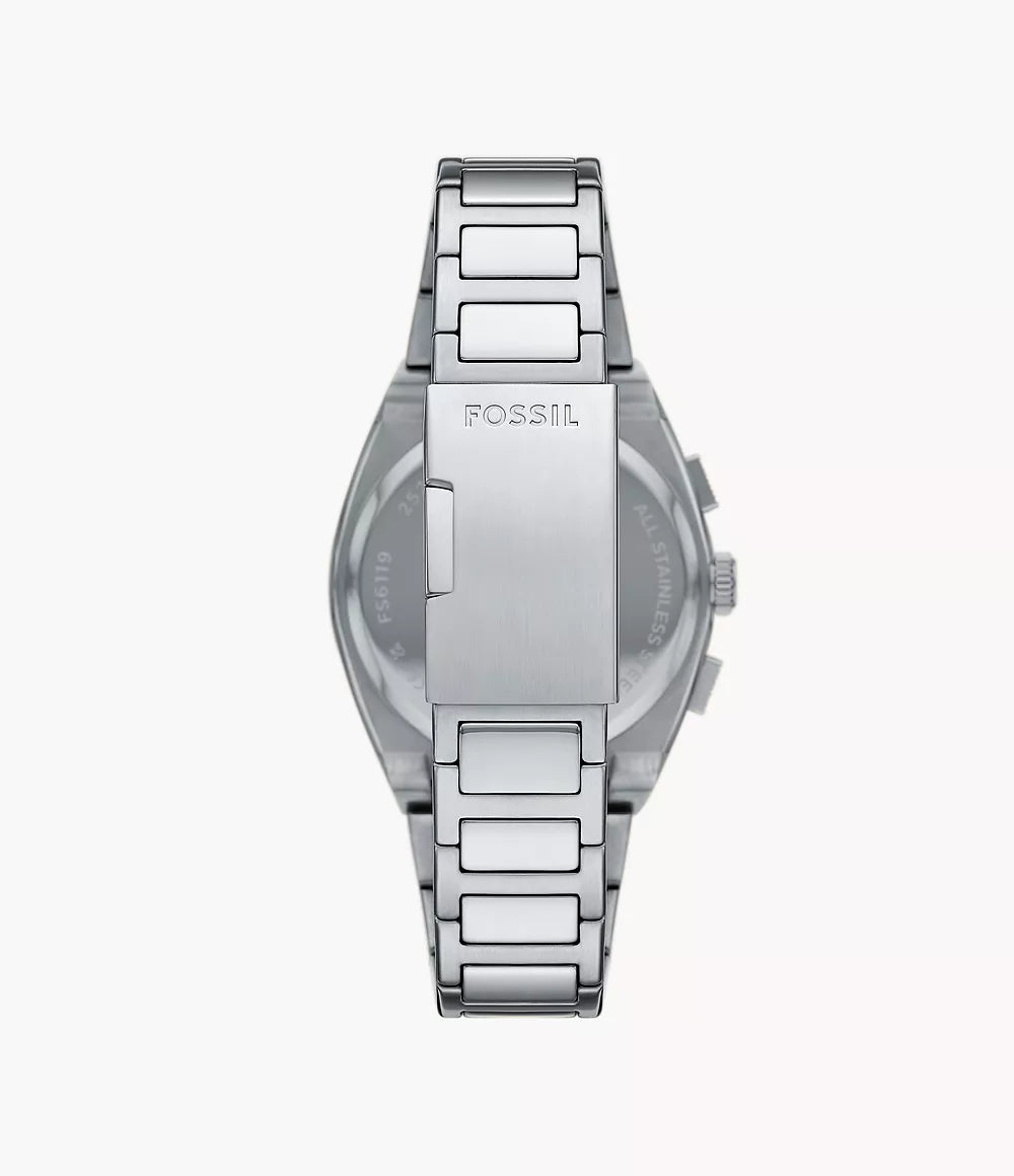 Fossil Everett Chronograph Stainless Steel Watch - FS6117 - KRISHNA WATCH COMPANY
