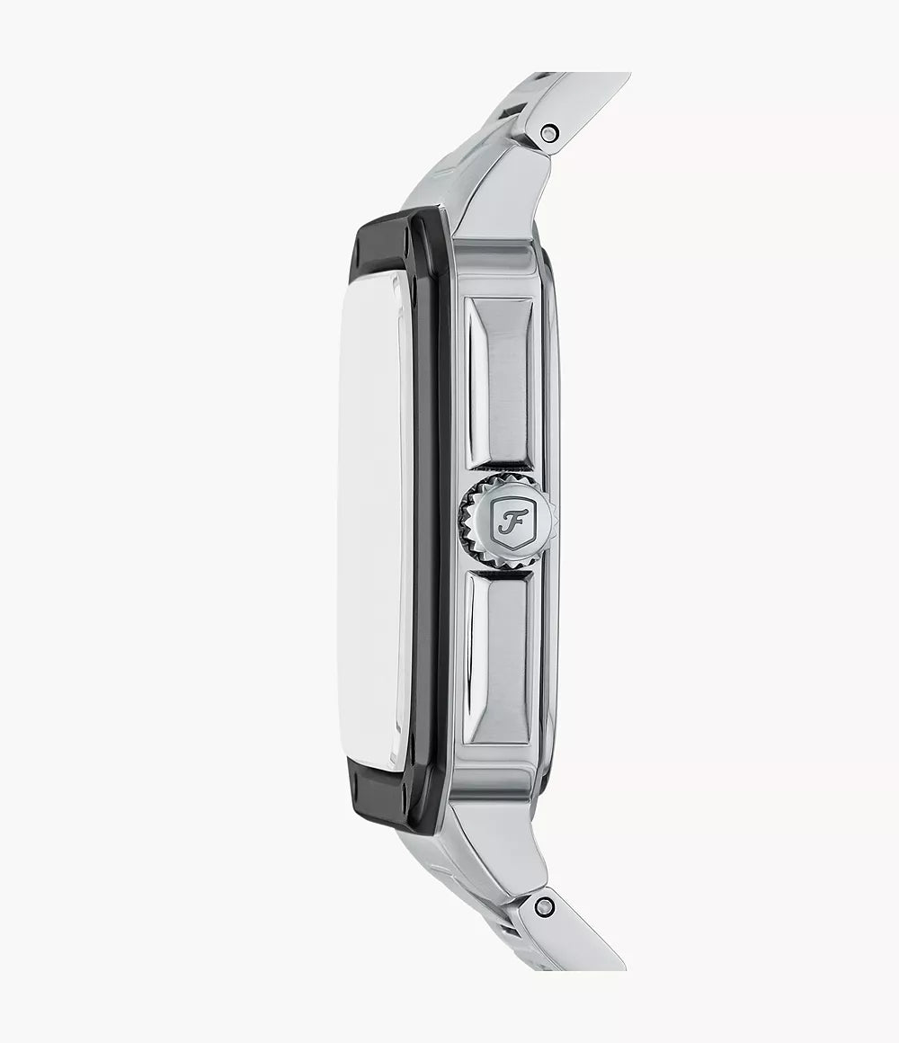 Fossil Crosby Three-Hand Date Stainless Steel Watch - FS6122 - KRISHNA WATCH COMPANY