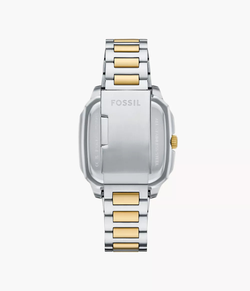 Fossil Crosby Three-Hand Date Stainless Steel Watch - FS6123 - KRISHNA WATCH COMPANY