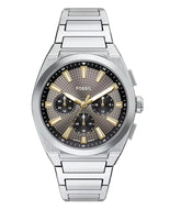 Fossil Everett Chronograph Stainless Steel Watch - FS6128