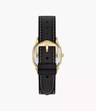 Fossil Harlow Black Quartz Leather Watch FS6215
