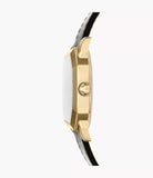 Fossil Harlow Black Quartz Leather Watch FS6215