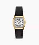 Fossil Harlow Black Quartz Leather Watch FS6215