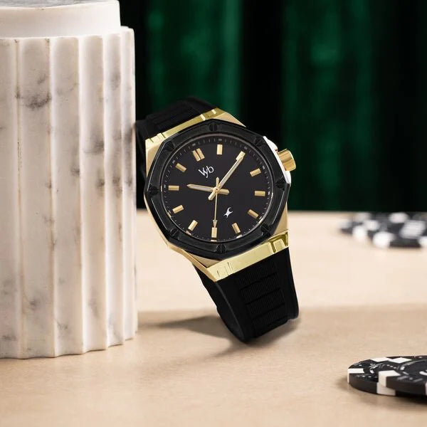 Vyb Rebel By Fastrack Quartz Analog Watch For Guys fv30008kp01w