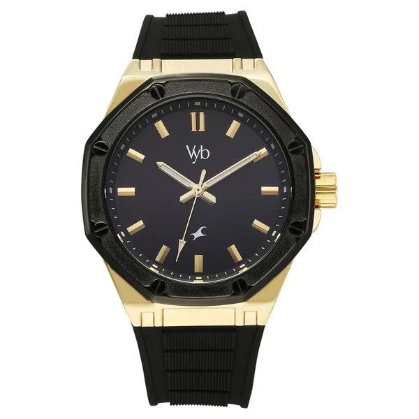 Vyb Rebel By Fastrack Quartz Analog Watch For Guys fv30008kp01w - KRISHNA WATCH COMPANY