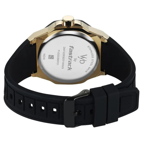 Vyb Rebel By Fastrack Quartz Analog Watch For Guys fv30008kp01w - KRISHNA WATCH COMPANY