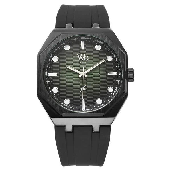 Vyb Rebel By Fastrack Quartz Analog Watch For Guys - 30017NP03W - KRISHNA WATCH COMPANY