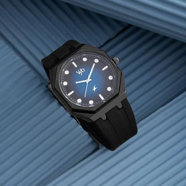 Vyb Rebel By Fastrack Quartz Analog Watch For Guys - 30017NP04W - KRISHNA WATCH COMPANY