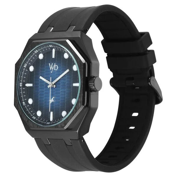 Vyb Rebel By Fastrack Quartz Analog Watch For Guys - 30017NP04W - KRISHNA WATCH COMPANY
