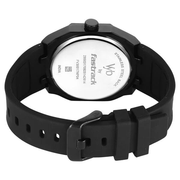 Vyb Rebel By Fastrack Quartz Analog Watch For Guys - 30017NP04W - KRISHNA WATCH COMPANY