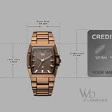 Vyb Challenger By Fastrack Quartz Analog Brown Dial Watch For Guys FV30023QM04W