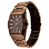 Vyb Challenger By Fastrack Quartz Analog Brown Dial Watch For Guys FV30023QM04W