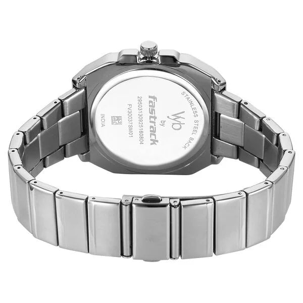 Vyb Pioneer By Fastrack Quartz Analog Watch For Guys fv30037sm01w - KRISHNA WATCH COMPANY