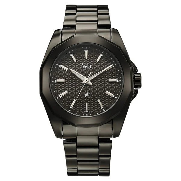Vyb Challenger By Fastrack Quartz Analog Watch For Guys - 30040QM01W - KRISHNA WATCH COMPANY