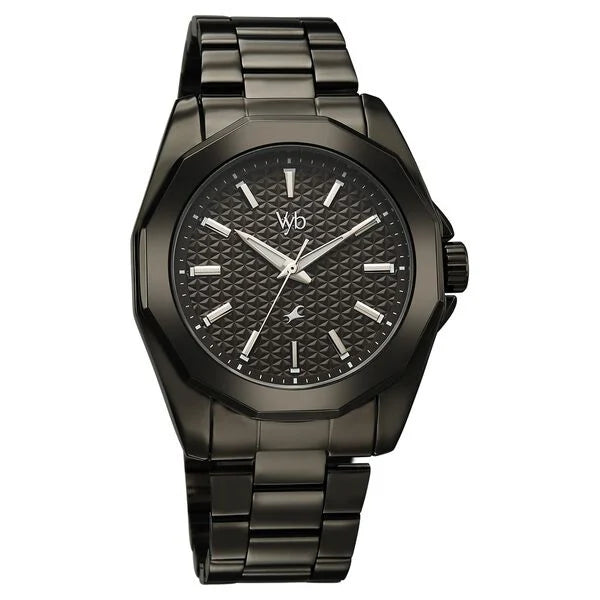 Vyb Challenger By Fastrack Quartz Analog Watch For Guys - 30040QM01W - KRISHNA WATCH COMPANY