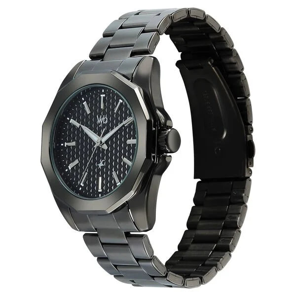 Vyb Challenger By Fastrack Quartz Analog Watch For Guys - 30040QM01W - KRISHNA WATCH COMPANY