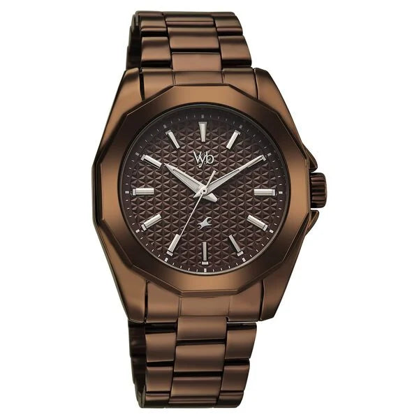 Vyb Challenger By Fastrack Quartz Analog Watch For Guys - FV30040QM02W - KRISHNA WATCH COMPANY