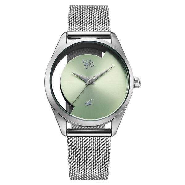 Vyb Runway By Fastrack Quartz Analog Watch For Girls - 60031SM02W - KRISHNA WATCH COMPANY