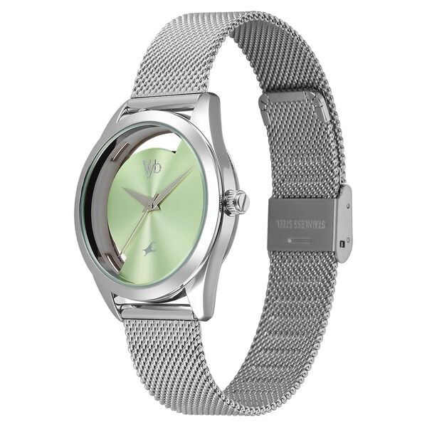Vyb Runway By Fastrack Quartz Analog Watch For Girls - 60031SM02W - KRISHNA WATCH COMPANY