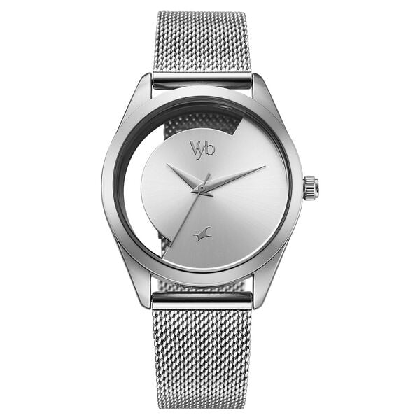 Vyb Runway By Fastrack Quartz Analog Watch For Girls - 60031SM03W - KRISHNA WATCH COMPANY