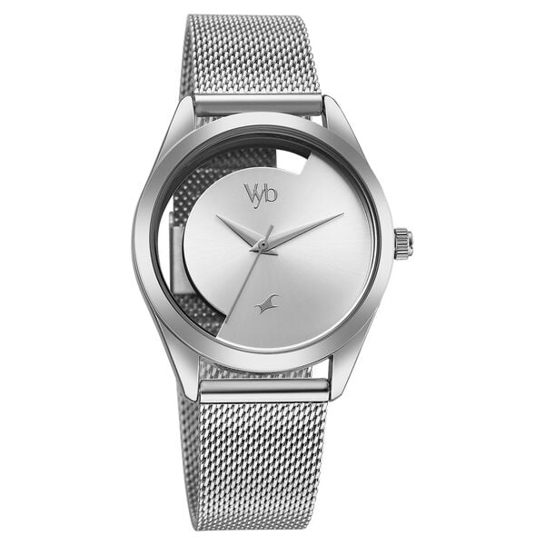Vyb Runway By Fastrack Quartz Analog Watch For Girls - 60031SM03W - KRISHNA WATCH COMPANY