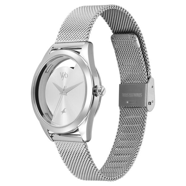 Vyb Runway By Fastrack Quartz Analog Watch For Girls - 60031SM03W - KRISHNA WATCH COMPANY