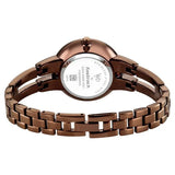 Vyb Halo By Fastrack Quartz Analog Brown Dial Watch For Girls fv60035qm02w