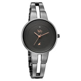 Vyb Halo By Fastrack Quartz Analog Grey Dial Watch For Girls fv60035qm03w