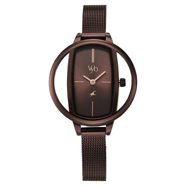 Vyb Charmer By Fastrack Quartz Analog Watch For Girls - 60037QM01W - KRISHNA WATCH COMPANY
