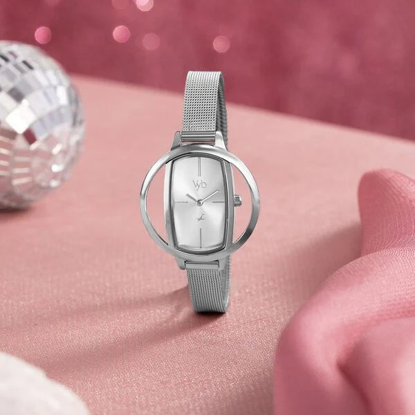 Vyb Charmer By Fastrack Quartz Analog Watch For Girls fv60037sm02w - KRISHNA WATCH COMPANY