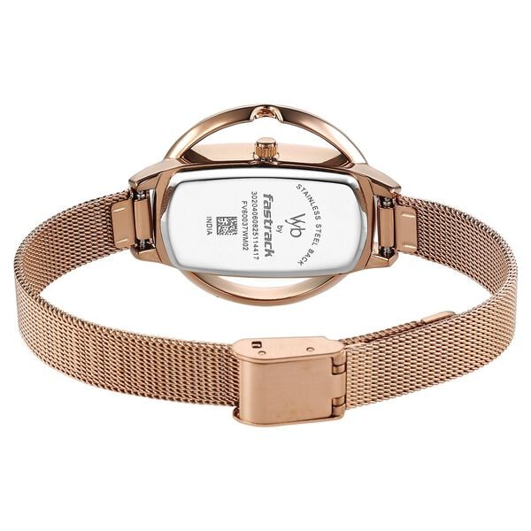 Vyb Charmer By Fastrack Quartz Analog Watch For Girls - FV60037WM02W - KRISHNA WATCH COMPANY