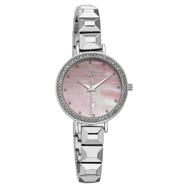 Vyb Enigma By Fastrack Quartz Analog Watch For Girls fv60050sm02w - KRISHNA WATCH COMPANY