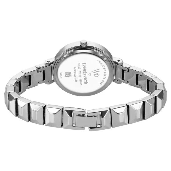 Vyb Enigma By Fastrack Quartz Analog Watch For Girls fv60050sm02w - KRISHNA WATCH COMPANY