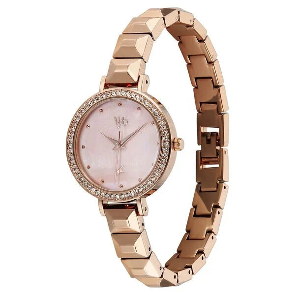 Fastrack Vyb Enigma Analog Watch For Girls - fv60050wm02w - KRISHNA WATCH COMPANY