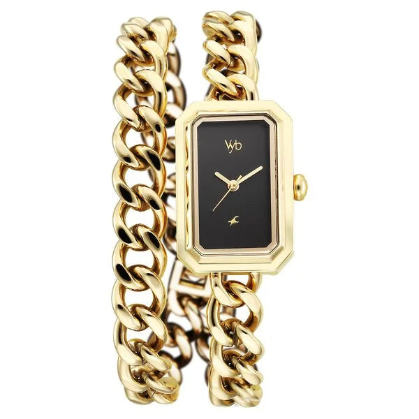 Vyb Showstopper By Fastrack Quartz Analog Watch For Girls fv60065ym01w - KRISHNA WATCH COMPANY