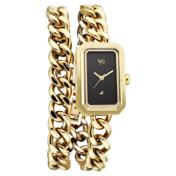 Vyb Showstopper By Fastrack Quartz Analog Watch For Girls fv60065ym01w - KRISHNA WATCH COMPANY
